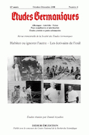 Etudes germaniques, no 04, 2008